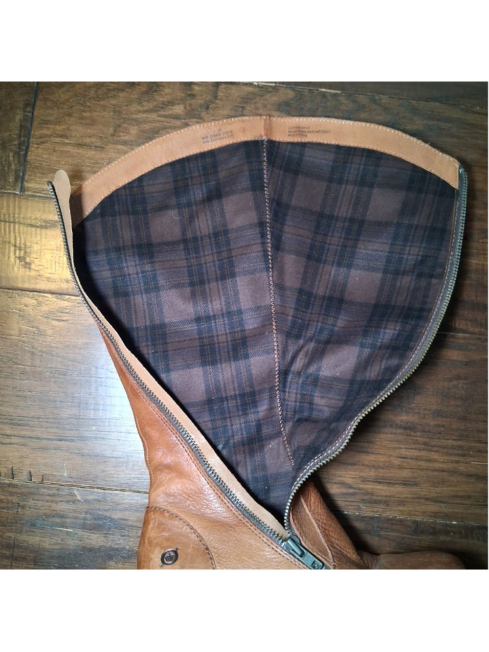 Born Laurette Cognac Leather Riding Boots - Picture 8 of 10